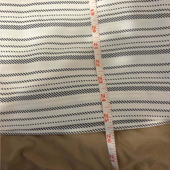 CAbi White and Gray Boxy Polo Blouse - Picture 5 of 8